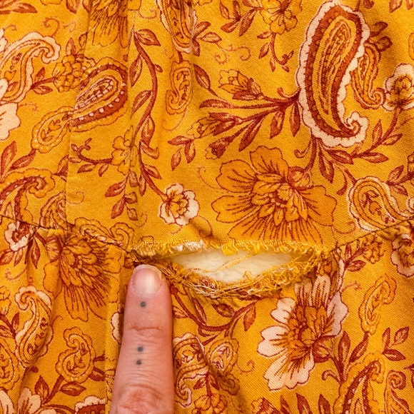 Vintage Paisley Boho Gypsy Dress - Picture 3 of 3